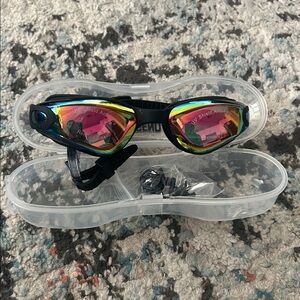 Anti Fog Swim Goggles and Earplugs Set